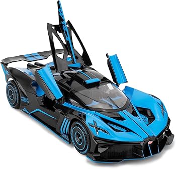 WAKAKAC 1/24 Scale Bugatti Bolide Alloy Toy Car, Sound and Light